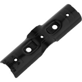 Flex pipe Cross Junction Joint, Steel, Black
