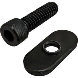 Bolt Assembly: 1/4-20 X .875" Shcs And Slide-In Economy T-Nut - Thread, Black Zinc