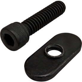 Bolt Assembly: 1/4-20 X 1.000" Shcs And Slide-In Economy T-Nut - Thread, Black Zinc