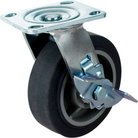 Flex pipe 6" Swivel Plate Caster Brake Kit