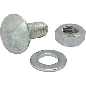 Metric Series M8 x 20mm Bright T-Slot Stud with Washer and Hex Nut