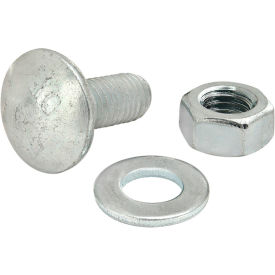 Bolt Assembly M8 x 20mm T-Slot Stud with Washer & Hex Nut, Bright Zinc