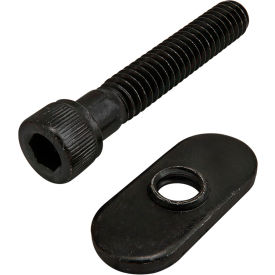 Bolt Assembly: 1/4-20 X 1.500" Shcs And Slide-In Economy T-Nut - Thread, Black Zinc