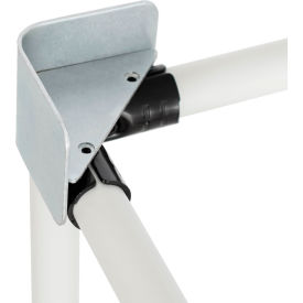 Flex pipe Corner Support, Steel Zinc