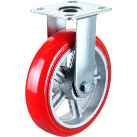 Flex pipe 8" Fix Plate Caster