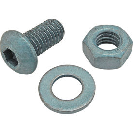 M8 x 16mm BHSCS with Washer & Hex Nut, Blue Zinc