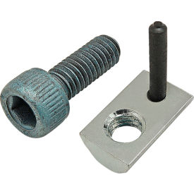 M6 x 16mm Blue SHCS & Roll-In T-Nut with Flex Handle, Bright Zinc