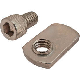Socket Head Cap Screw with Economy T-Nut, Stainless Steel, 5/16-18 X 1/2"
