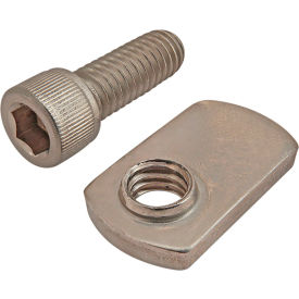 Socket Head Cap Screw with Economy T-Nut, Stainless Steel, 5/16-18 X 7/8"