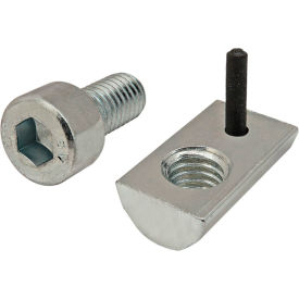 M8 x 16.00mm Socket Head Cap Screw and Roll-In T-Nut with Flex Handle