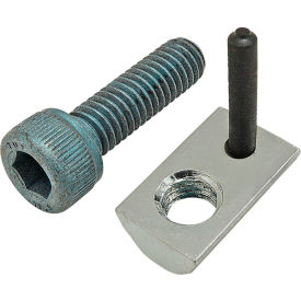 M6 x 20mm Blue SHCS & Roll-In T-Nut with Flex Handle, Bright Zinc
