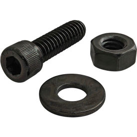 Bolt Assembly: 1/4-20 X .875" SHCS With Washer And Hex Nut, Black Zinc
