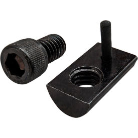 5/16-18 x .500 Socket Head Cap Screw & Roll-In T-Nut w/Flex Handle, Black Zinc