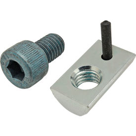 M8 x 12mm Blue SHCS & Roll-In T-Nut with Flex Handle, Bright Zinc