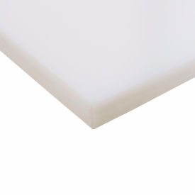 1/2" HDPE Sheet 4" x 8" x 1/2", White