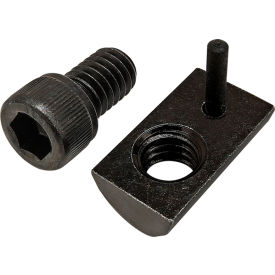 5/16-18 x 1/2" SHCS with Roll-In T-Nut with Flex Handle, Black Zinc