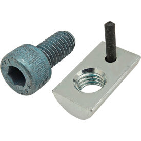 M8 x 16mm Blue SHCS & Roll-In T-Nut with Flex Handle, Bright Zinc