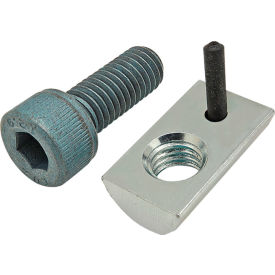 M8 x 20mm Blue SHCS & Roll-In T-Nut with Flex Handle, Bright Zinc