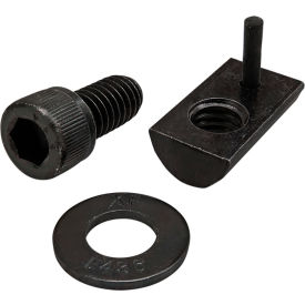 5/16-18 x .625 Socket Head Cap Screw w/Washer & Roll-In T-Nut w/Flex Handle, Black Zinc