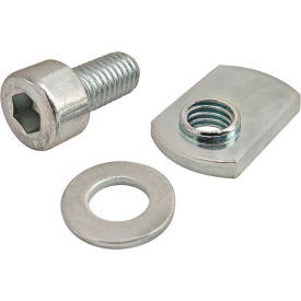 M8 x 16.00mm Socket Head Cap Screw with Washer and Slide-In Economy T-Nut