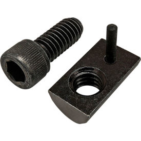 5/16-18 x 3/4" SHCS with Roll-In T-Nut with Flex Handle, Black Zinc