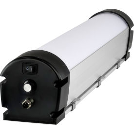 550mm Wide Task Light with Dimmer, Anodized White Finish