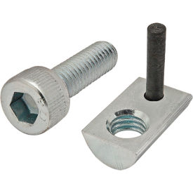 M6 x 20mm Socket Head Cap Screw and Roll-In T-Nut with Flex Handle, Zinc