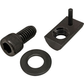 5/16-18 x 5/8" SHCS with Washer & Roll-In T-Nut with Flex Handle, Black Zinc