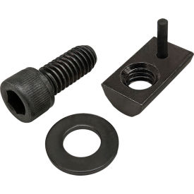 5/16-18 x 3/4" SHCS with Washer & Roll-In T-Nut with Flex Handle, Black Zinc