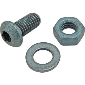M6 x 12mm BHSCS with Washer & Hex Nut, Blue Zinc