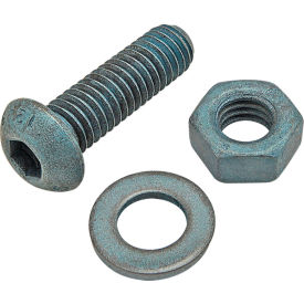 M6 x 20mm BHSCS with Washer & Hex Nut, Blue Zinc