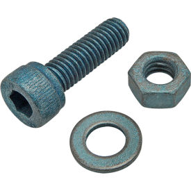 M5 x 16mm SHCS with Washer & Hex Nut, Blue Zinc