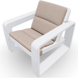 Deck Chair Cushion, V2-Blend Sand