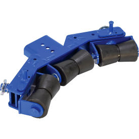 Steel Saddle Roller Attachment for Drum Lifters, 1,000 lb. Capacity, Blue