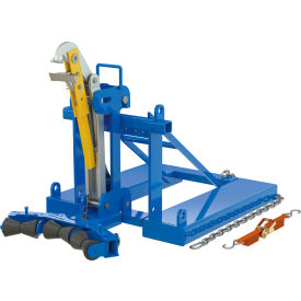 Steel Automatic Eagle Beak, 1 Drum with Rollers, 1,000 lb. Capacity, Blue