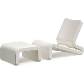 Outdoor Line In-Pool Lounge Chair, Ivory