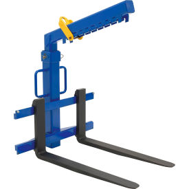 Steel Deluxe Overhead Load Lifter, 36" Fork, 4000 lb Capacity, Blue