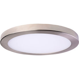 11" LED Platter Light, 30W, 1800 Lumens, 120V, Brush Nickel