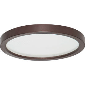 7" LED Flush Mount, 15W, 1250 Lumens, 120V, Bronze