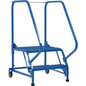 Steel Maintenance Ladder 58 Degree 2 Grip Strut 24" Step Width 350 lb Capacity