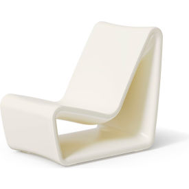 Outdoor Loop Lounge Chair, Ivory