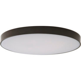 Convex Edgeless 5" LED Flush Mount, 9W, 600 Lumens, 120 - 277V, Bronze