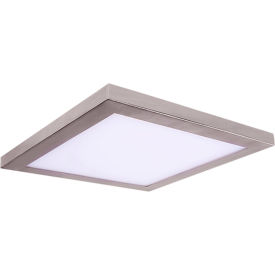 13" LED Platter Light, 40W, 2400 Lumens, 120V, Brush Nickel