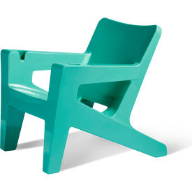 Outdoor Bask Lounge Chair, Seafoam Green