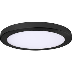15" LED Platter Light, 40W, 2400 Lumens, 120V, Black