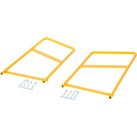 2 Step Steel Hand Rail Kit ASP Models, 20-1/16"L x 1-5/16"W x 41-1/4"H, Yellow