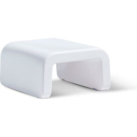 Outdoor Line Ottoman, Highcloud White
