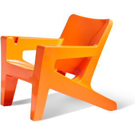 Outdoor Bask Lounge Chair, Vintage Orange