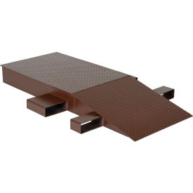 Steel Wheel Riser, 60''L x 38-1/2''W, 40,000 Lb. Capacity, Brown