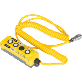 Plastic Power Lift Hand Control for Fully Powered Electric Floor Crane Models, Yellow